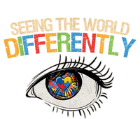 Seeing The World Differently Autism Awareness Gift Kids Tie-Dye T-Shirt