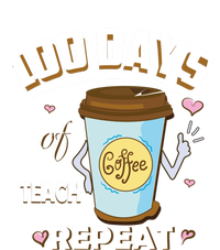 100 Days Of Coffee Teach Repeat Fan Gift Mesh Reversible Basketball Jersey Tank