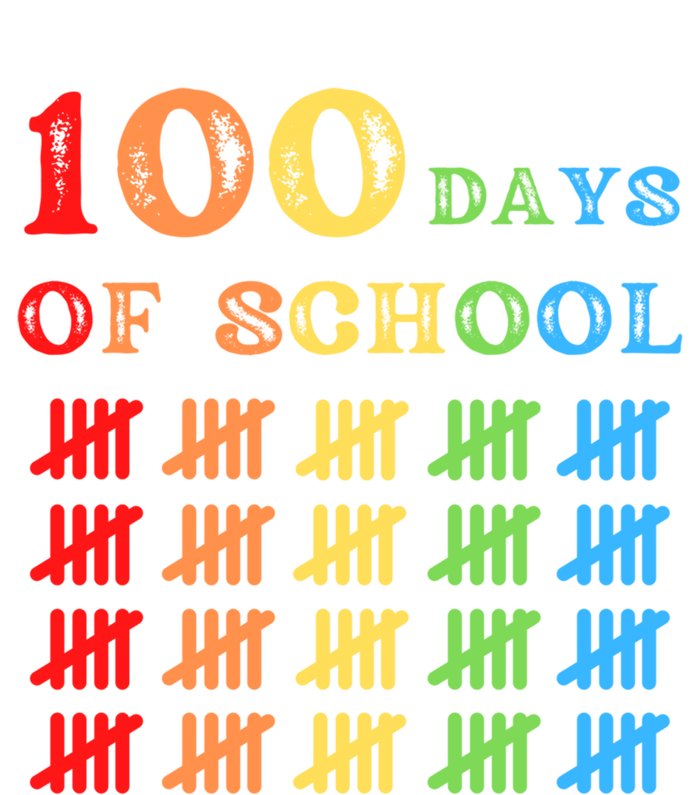 100 Days Smarter 100th Day Of School Teachers Students Gift Tall Long Sleeve T-Shirt