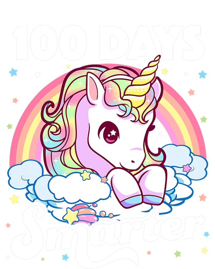 100 Days Smarter Unicorn Teacher 100th Day Of School Cool Gift Premium Hoodie