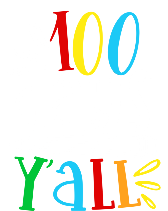 100 Days Y'all Happy 100 Days Of School Smarter Brighter Gift T-Shirt