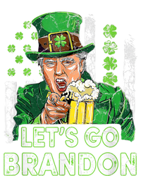 Lets Go Brandon St Patrick's Day Trump Beer And America Flag T-Shirt