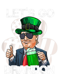 Lets Go Brandon St Patricks Day Trump American Flag Shamrock T-Shirt