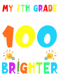 7th Grade Students Are 100 Days Brighter 100th Day Of School Gift Poster