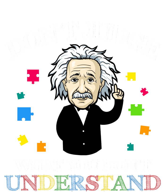 Autism Shirts Don't Judge What You Don't Understand Autism Awareness PosiCharge Competitor Tank