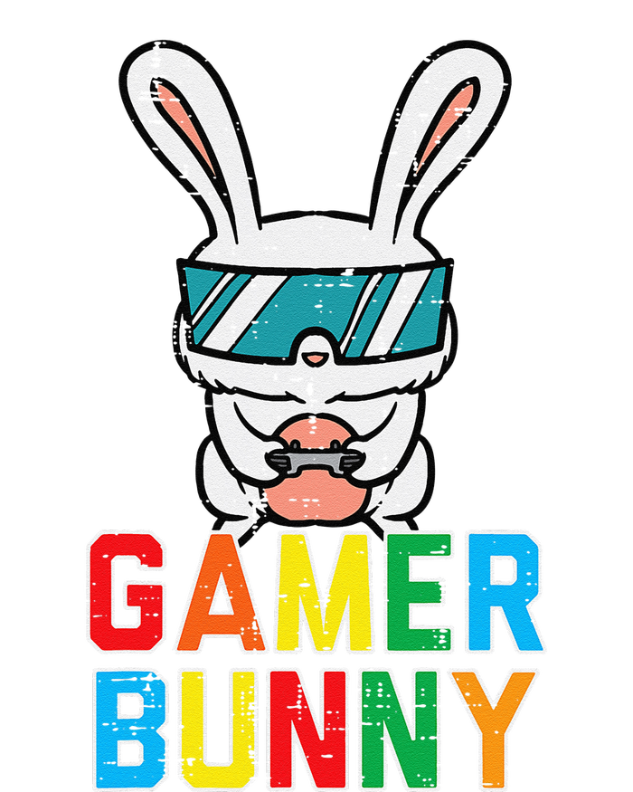 Gamer Bunny Cute Easter Video Game Gaming Tall Long Sleeve T-Shirt