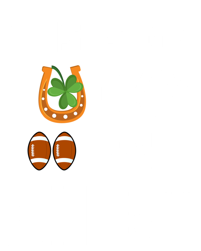 This Is My Lucky Football Gift Sport Game St Patrick's Day Gift Women's Tri-Blend 3/4-Sleeve Raglan Shirt