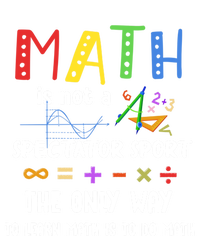 Back To School Math Is Not A Spectator Sport Math Teacher Gift Kids Tie-Dye T-Shirt