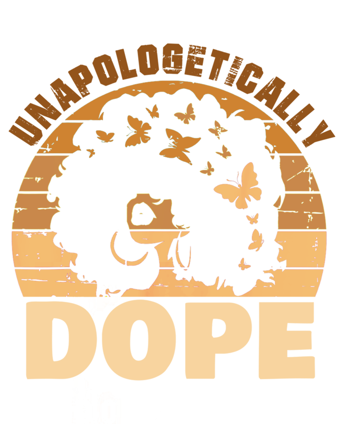 Unapologetically Dope Black History Month African American Gift Sweatshirt Cinch Pack Bag