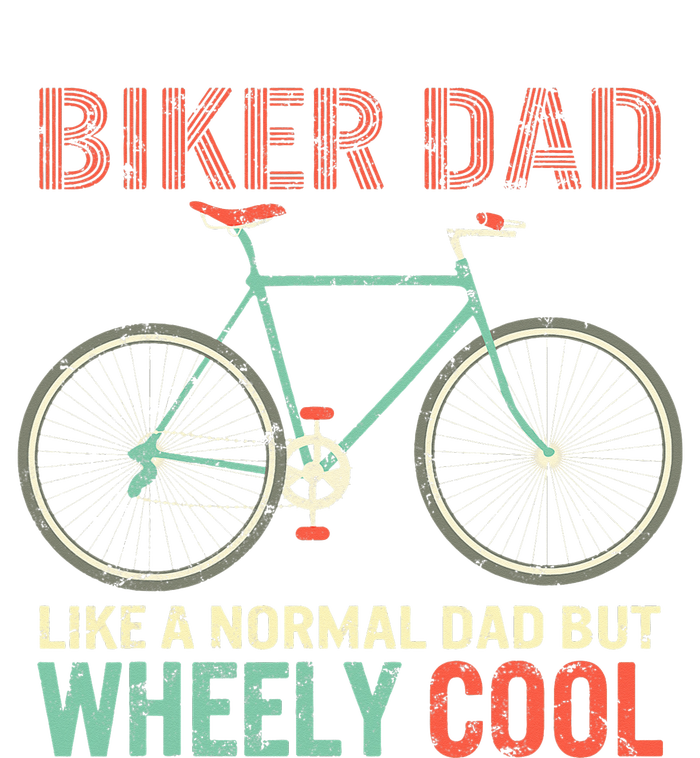 Vintage I'm Biker Dad Fathers Day Wheely Cooler Tie Dye Hoodie