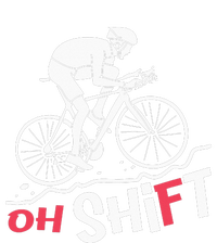 Oh Shift Funny Mountain Biking & Cycling Artwork Toddler Long Sleeve Shirt