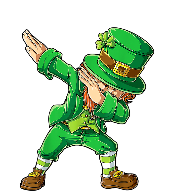 St Patricks Day Dabbing Leprechaun Boys Kids Men Dab T-Shirt