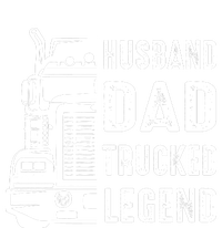 Husband Dad Trucker Legend Funny Truck Driver Trucking T-Shirt