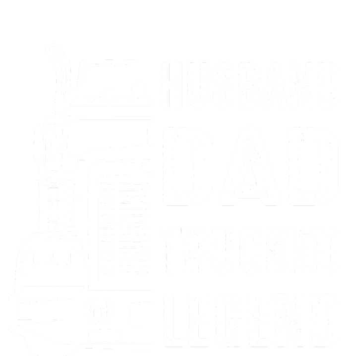 Husband Dad Trucker Legend Funny Truck Driver Trucking T-Shirt