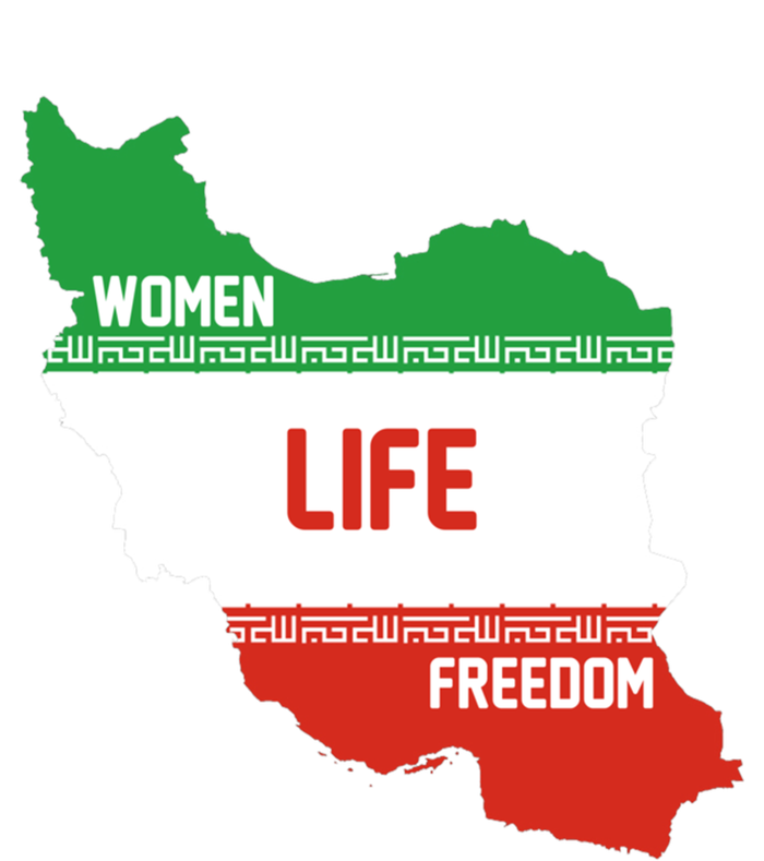 Wo Life Freedom Cute Iranian Flag Of Iran Gift T-Shirt