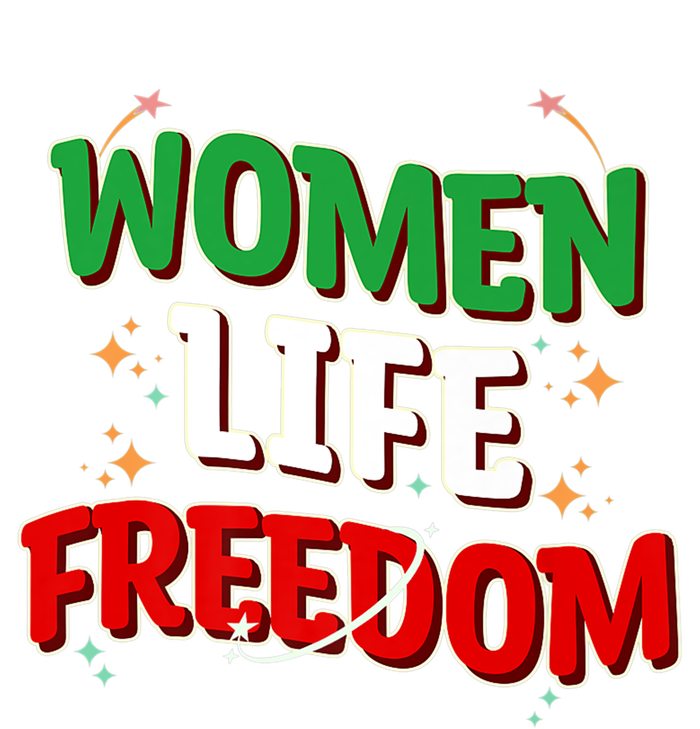 Wo Life Freedom Iranian Flag Of Iran Gift Short Acrylic Beanie