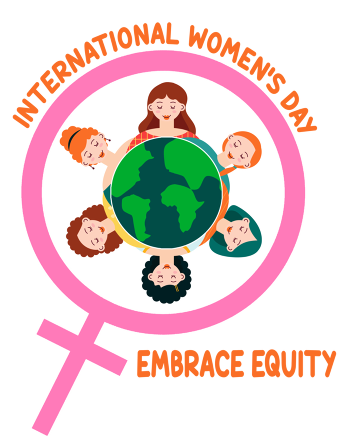 Wo International Day: Embrace Equity Cute Gift T-Shirt