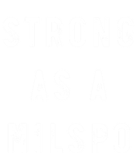 Wo's Military Spouse Wife Mom Strong As A Milspo Gift Valucap Bio-Washed Visor