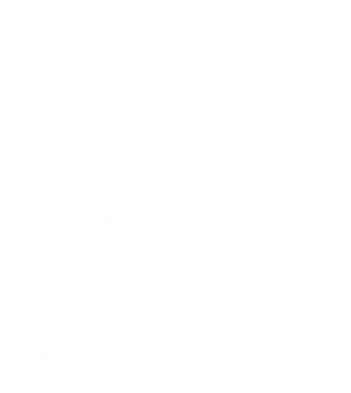 Wo's Military Spouse Wife Mom Strong As A Milspo Gift Valucap Bio-Washed Visor