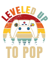 Leveled Up To Pop Funny Gamer Father's Day Dad Tie-Dye T-Shirt