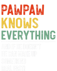 Pawpaw Knows Everything Father's Day Pawpaw The Baniff Cuffed Pom Beanie