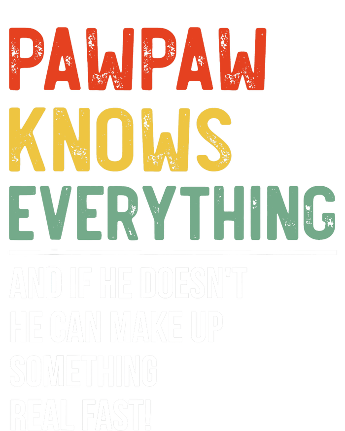 Pawpaw Knows Everything Father's Day Pawpaw The Baniff Cuffed Pom Beanie