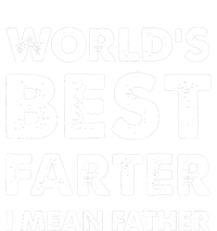 Father's Day Retro Dad World's Best Farter I Mean Father Striped Beanie with Solid Band