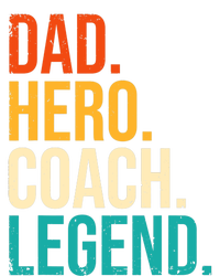 Dad Hero Coach Legend Funny Father's Day Loving Father Women's T-Shirt