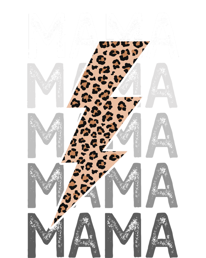 Mama Leopard Print New Mom Baby Shower Tall T-Shirt