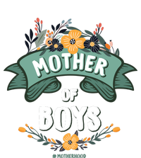 Floral Mother Of Boys Baby Shower Cooling Performance Long Sleeve Crew