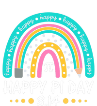 Happy Pi Day Mathematic Math Teacher Gift Rainbow Women Girl Dry Zone Grid Polo