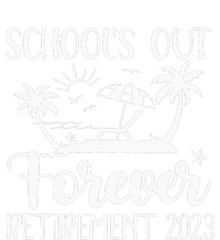 Schools Out Forever Retirement Women's Tri-Blend 3/4-Sleeve Raglan Shirt