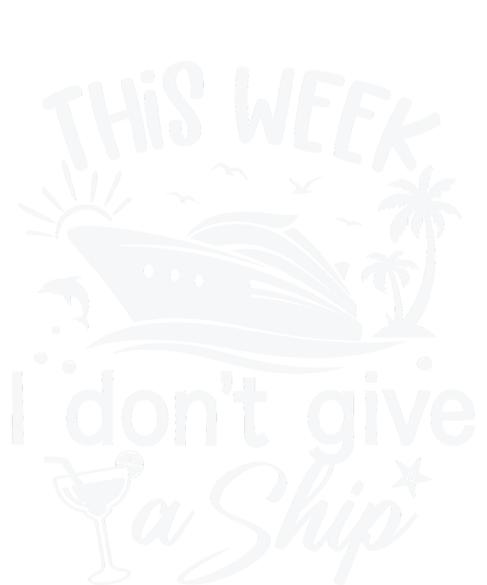 This Week IDont Give AShip White Womens California Wash Sweatshirt