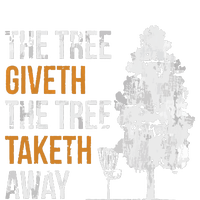 The Tree Giveth The Tree Taketh Away Frisbee Disc Golf Gifts PosiCharge Competitor Tank