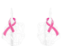 Skeleton Hand Fuck Cancer Pink Funny Breast Cancer Awareness  PosiCharge Competitor Tank