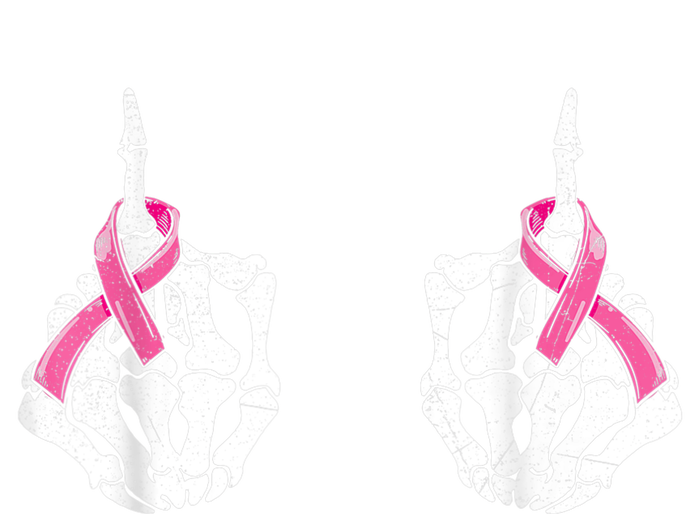 Skeleton Hand Fuck Cancer Pink Funny Breast Cancer Awareness  PosiCharge Competitor Tank