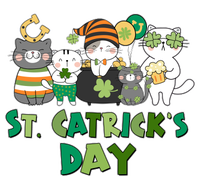 Funny St Catrick's Day St Patrick's Day Cats Tie-Dye T-Shirt