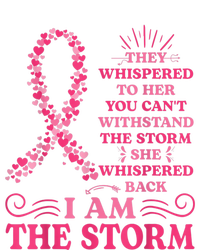 I'm The Storm Warrior Pink Ribbon Wo Breast Cancer Tie-Dye Long Sleeve Shirt