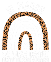 In March We Wear Orange Multiple Sclerosis Awareness Rainbow Long Sleeve Shirt