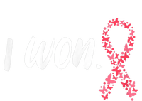 Wo I Won Breast Cancer Awareness  Support Pink Ribbon Survivor Sweatshirt