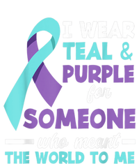 I Wear Teal & Purple For Someone I Love Suicide Prevention 16 in Basic Backpack