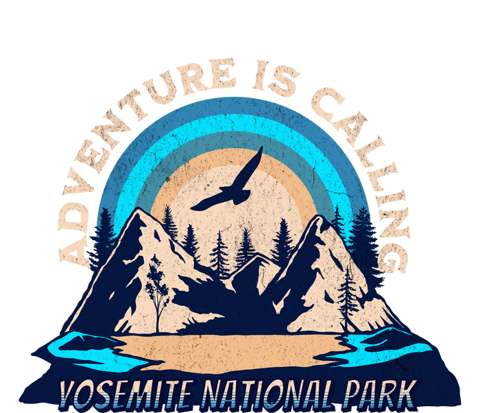 Yosemite National Park Camping Hiking Family Vacation Premium T-Shirt