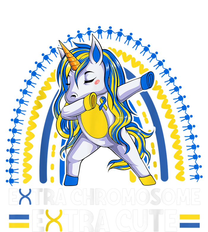 Unicorn Down Syndrome Awareness  Extra Chromosome Extra Cute Women's Fleece Hoodie