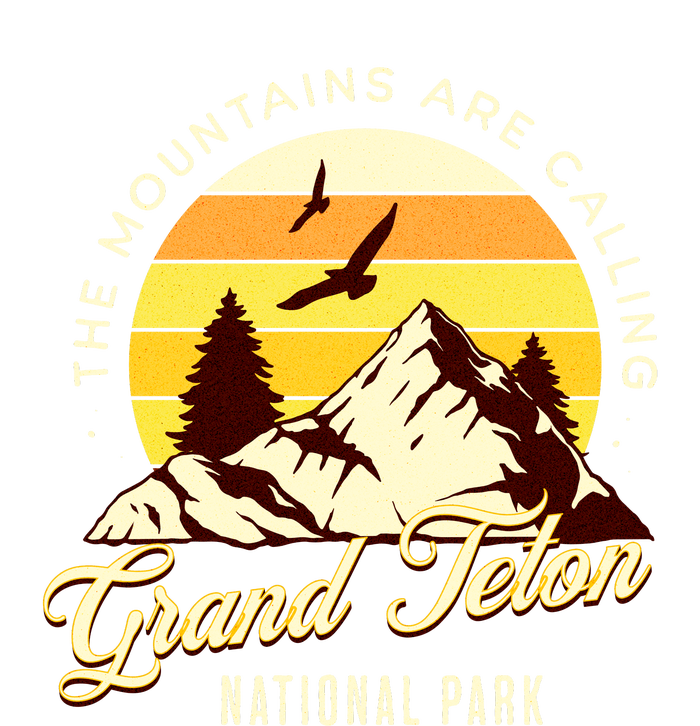 Grand Teton National Park Camping Hiking Family Vacation Ladies Long Sleeve Shirt