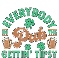 Everybody In The Pub Getting Tipsy Funny St Patrick's Day Women's Racerback Tank