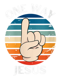 Wo One Way Jesus People Christian Revolution Finger Up Retro V-Neck Toddler Hoodie