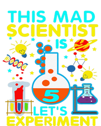 5th Birthday Gift This Mad Scientist Is 5 Let's Experiment Ladies Essential Tank