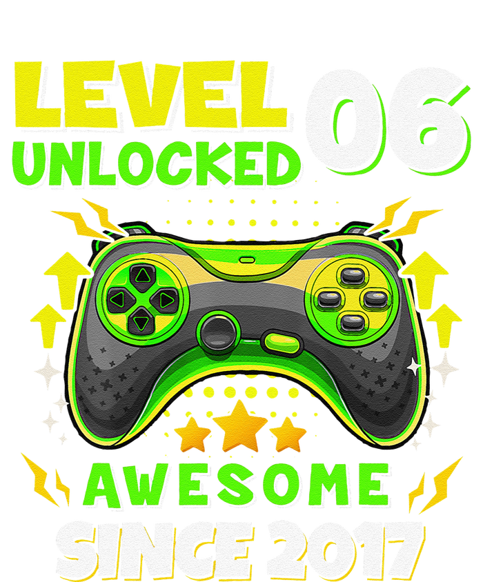 6th Birthday Gifts Level 6 Unlocked 6 Years Old Gamer Cute T-Shirt