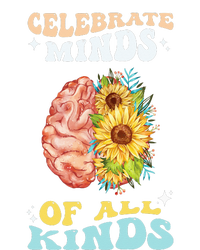 Celebrate Minds of All Kinds Neurodiversity Autism Awareness Women's Crop Top Tee