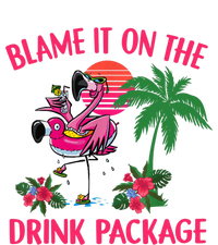 Flamingo Cruise Blame It on the Drink Package Drinking Booze T-Shirt